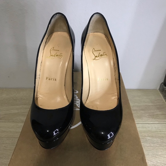 Christian Louboutin Bianca 140mm  black size 36.5 - Picture 2 of 7